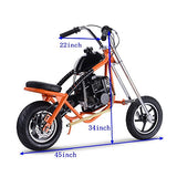 Gas Scooter SAY YEAH Mini Dirt Pit Bike 2 Stroke Kids Mini Chopper,Powerful 49cc EPA Engine Motorized Bike for Boys and Girls,Non California Compliant - Gasbike.net