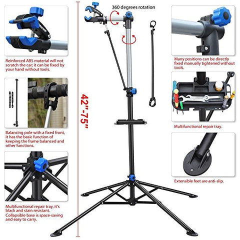 Yaheetech Bicycle Pro Mechanic Bicycle Repair Workshop Stand Rack Bike Repair Stand - Gasbike.net