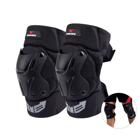 Lixada WOSAWE 1 Pair Cycling Knee Brace Bicycle MTB Bike Motorcycle Riding Knee Support Protective Pads Guards Outdoor Sports Cycling Knee Protector Gear - Gasbike.net