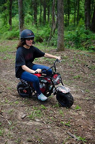 Monster Moto Classic 1000 Watt Electric Mini Bike - MM-E1000-BB - Black/Blue - Gasbike.net