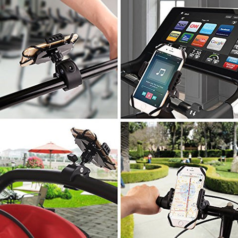 Bike & Motorcycle Cell Phone Mount - Patekfly Bike Mount For iPhone 7 (5, 6s 6Plus, 7Plus,8,8Plus), Samsung Galaxy or any Smartphone & GPS - Universal Mountain & Road Bicycle Handlebar Cradle Holder. - Gasbike.net