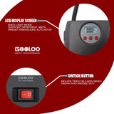 GOOLOO 12V DC Electric Portable Air Compressor Pump, 150 PSI Digital Tire Inflator with Tire Pressure Monitor and Preset for Car, Truck, Bicycle, RV and Other Inflatables - Gasbike.net