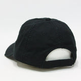 Plain Washed Cotton Twill Distressed with Heavy Stitching Low Profile Adjustable Baseball Cap - Gasbike.net