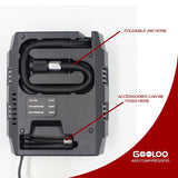 GOOLOO 12V DC Electric Portable Air Compressor Pump, 150 PSI Digital Tire Inflator with Tire Pressure Monitor and Preset for Car, Truck, Bicycle, RV and Other Inflatables - Gasbike.net