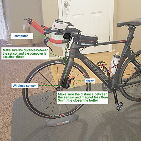 Bicycle Speedometer and Odometer Wireless Waterproof Cycle Bike Computer with LCD Display & Multi-Functions by YS - Gasbike.net