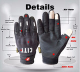 Madbike Stealth Hard Knuckle Motorcycle Gloves Touch Screen Motorbike Powersports Racing Tactical Paintball Black (M) - Gasbike.net