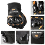 Motocross Gloves Military Hard Knuckle Tactical Gloves Outdoor Anti-slip Shockproof Full-finger Comfortable Motorcycle Motorbike Mittens - Gasbike.net