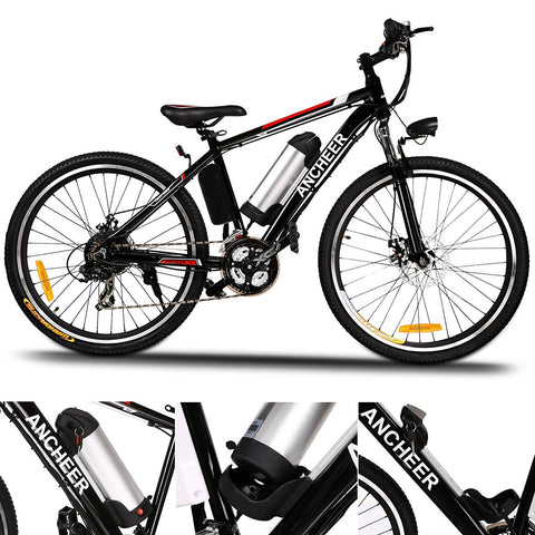 ANCHEER Electric Mountain Bike with 36V, 8AH Removable Lithium-Ion Battery 250W Electric Bike for Adults with Battery Charger - Gasbike.net
