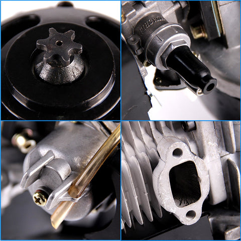 AURELIO TECH 49cc 2-Stroke New Motor Engine Pocket Mini Bike Scooter ATV H EN02 - Gasbike.net