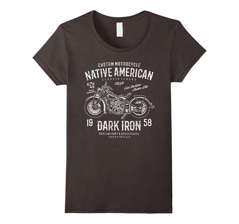 Retro  Vintage Native American Distressed Motorcycle Design - Gasbike.net