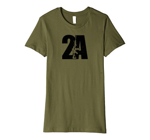 2nd Amendment Rifle Outline Shirt for Men and Women - Gasbike.net