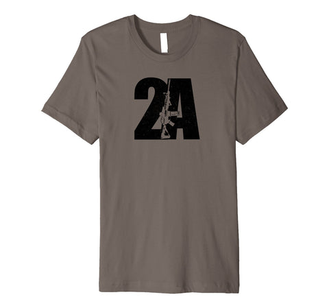 2nd Amendment Rifle Outline Shirt for Men and Women - Gasbike.net
