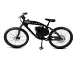 PHATMOTO™ Rover 2023 - 79cc Motorized Bicycle 7-Speed (Matte Black) - Gasbike.net