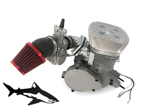 Thunder Shark Pro Racing 66cc/80cc Bicycle Engine Kit - 5.0 HP - Gasbike.net