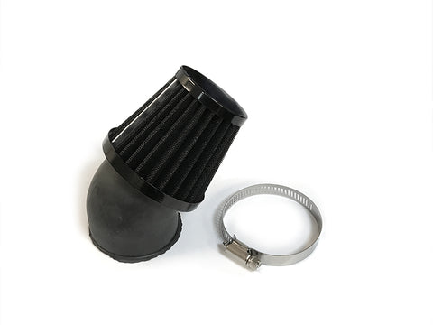 Angle Mesh Air Filter - Black - Gasbike.net