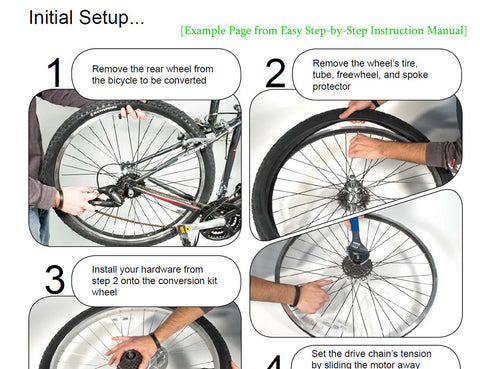 Currie Electro Drive Electric Bike Conversion Kit - Gasbike.net