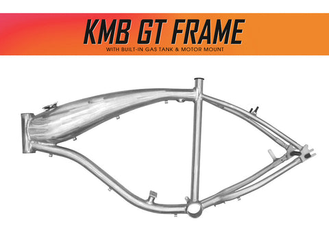 KMB GT Aluminum Bike Frame for 48cc / 66cc 2-Stroke & 4-Stroke Engines - Gasbike.net