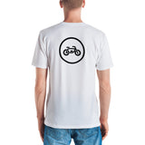 Premium Gasbike Men's T-shirt - White - Gasbike.net