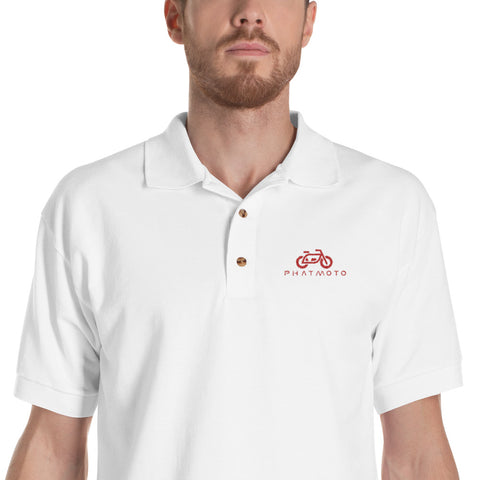 Phatmoto Embroidered Polo Shirt - Gasbike.net