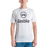 Premium Gasbike Men's T-shirt - White - Gasbike.net