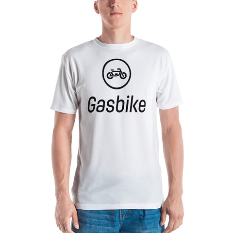 Premium Gasbike Men's T-shirt - White - Gasbike.net