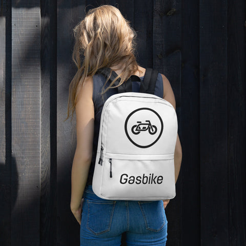 Gasbike Backpack - White  #2 - Gasbike.net
