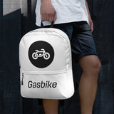 Gasbike Backpack - White #1 - Gasbike.net