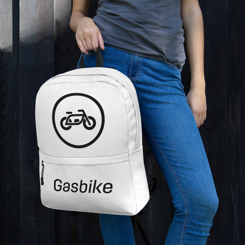 Gasbike Backpack - White  #2 - Gasbike.net