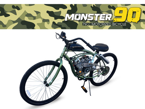 Monster 90 - 79cc Motorized Bicycle - Gasbike.net