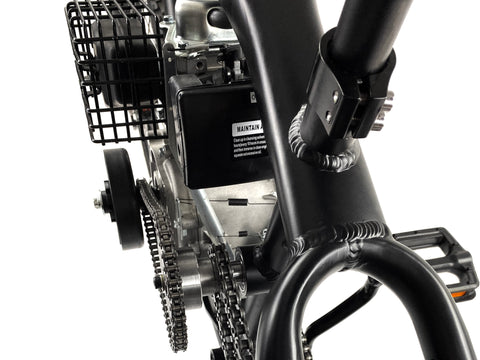 PHATMOTO™ ALL TERRAIN Fat Tire 2021 - 79cc Motorized Bicycle with Hilliard Clutch (Matte Graphite) - Gasbike.net