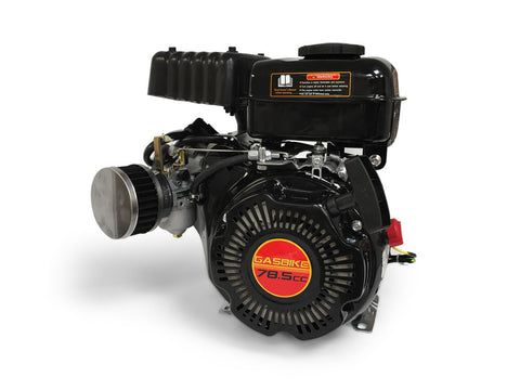 79cc Round High Performance Air Filter - Silver - Gasbike.net