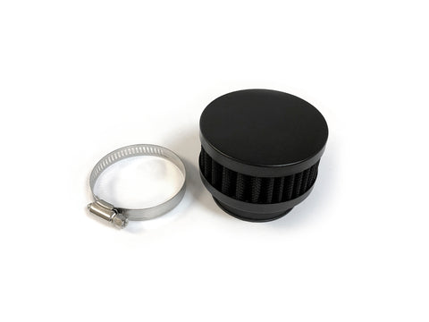 Round Air Filter High Performance - Black - Gasbike.net