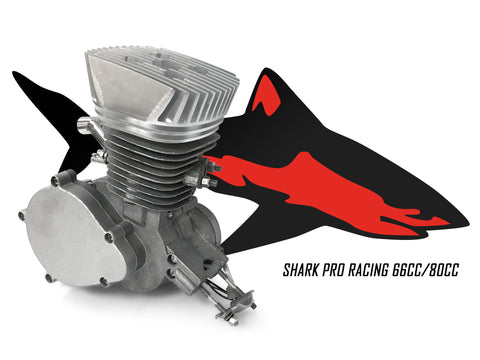 Shark Pro Racing 66cc/80cc Bicycle Engine Kit - Gasbike.net
