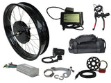 Tesla 26" Electric Conversion Fat Rear Wheel - 48 V 1500 W (With Disc Brake and LCD) - Gasbike.net