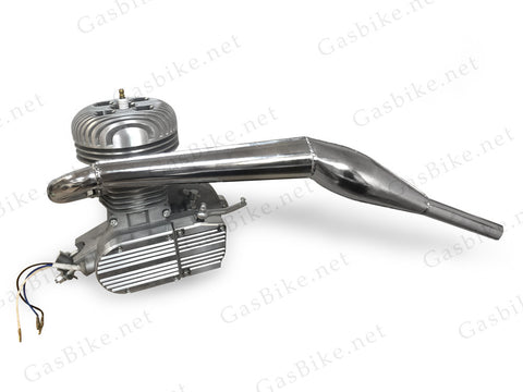 Thrust Racing Muffler - Chrome or Black - Gasbike.net
