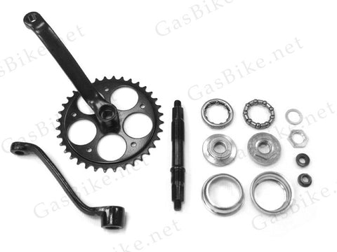 Wide Pedal Crank Kit - 2pc - Gasbike.net