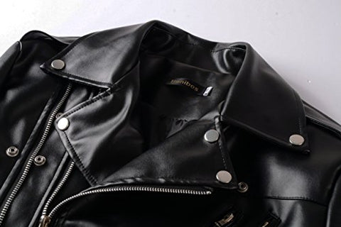 New Mens Causal Belted Design Slim Pu Leather Biker Zipper Jacket Coat - Gasbike.net