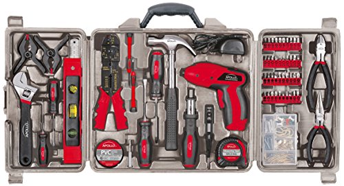 apollo garden tool set Apollo Precision Tools DT0738 Household Tool Kit, 161-Piece