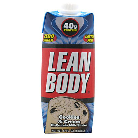 Labrada Nutrition Lean Body RTD, 12 - 17 fl oz (500) ml shakes, Cookies & Cream - Gasbike.net