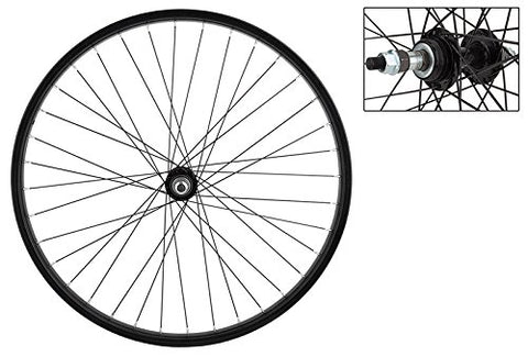Wheel Master Rear Bicycle Wheel 26 x 1.75/2.125 36H, Steel, Bolt On, Black - Gasbike.net