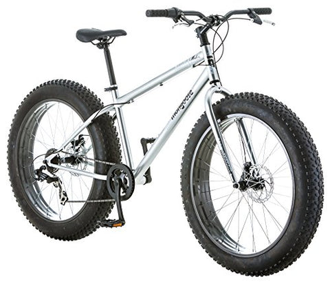 Mongoose Men's Malus Fat Tire Bike, Silver 26” - Gasbike.net