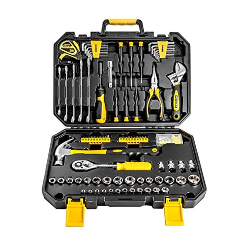 Apollo Tools DT0738 161 Piece Complete Household Tool Kit with 4.8