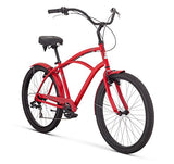 Raleigh Bikes Retroglide 7 Men’s Cruiser Bike, 26”/One Size, Red - Gasbike.net