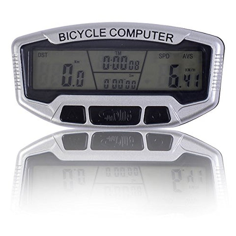 Safstar LCD Bicycle Bike Cycling Computer Odometer Speedometer Velometer With Backlight - Gasbike.net