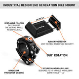 Widras New Bike Mount and Motorcycle Cell Phone Holder 2nd Generation For iPhone X 8 7 7s 6 6s 5 5s Plus Samsung Galaxy S5 S6 S7 S8 Note or any Smartphone GPS Mountain Road Bicycle Handlebar Cradle - Gasbike.net