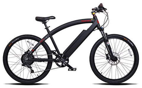 ProdecoTech Phantom X R V5 36V600W 8 Speed Electric Bicycle 14Ah Samsung Li Ion, Matte Black, 18"/One Size - Gasbike.net