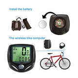 Bicycle Speedometer and Odometer Wireless Waterproof Cycle Bike Computer with LCD Display & Multi-Functions by YS - Gasbike.net