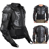 Webetop Mens Mesh Motorcycle Protective Jacket With Armor Full Body Spine Chest Shoulder Arm Protector Gear for Motorbike Motorcross Racing MTB Black M - Gasbike.net