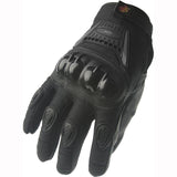 Street Bike Full Finger Motorcycle Gloves 09 (Large, black) - Gasbike.net