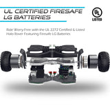 Official Halo Rover Hoverboard - Safety Certified UL 2272 - Halo Bluetooth Speakers - Halo Rover Mobile APP - Free Carry Case - LG FireSafe Battery - Halo 8.5 Inch Non Flat Tires - Gasbike.net